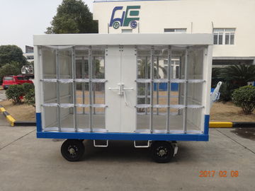 ประเทศจีน อุปกรณ์สนามบินสนามบินสีขาวกันน้ำ Carrier Cart with Canopy ผู้ผลิต